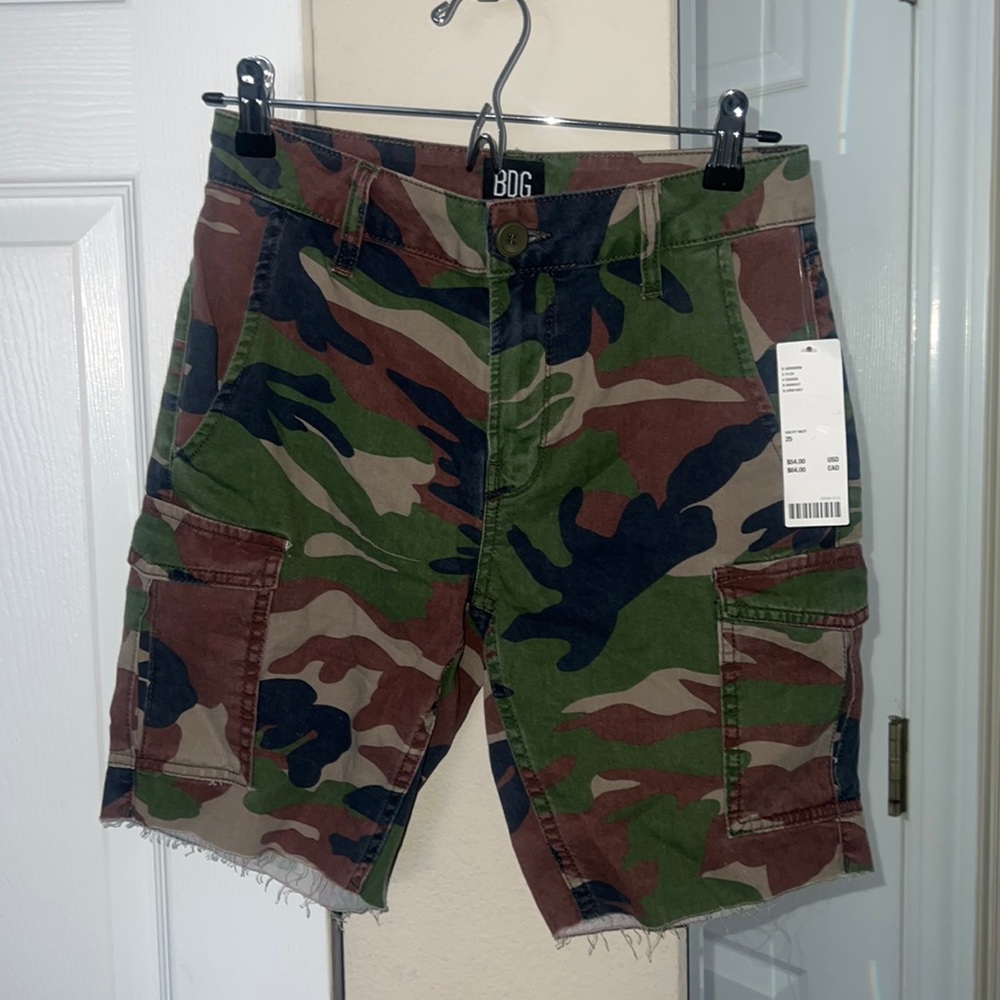BDG camo shorts